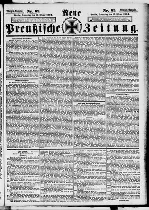Neue preußische Zeitung vom 11.02.1904