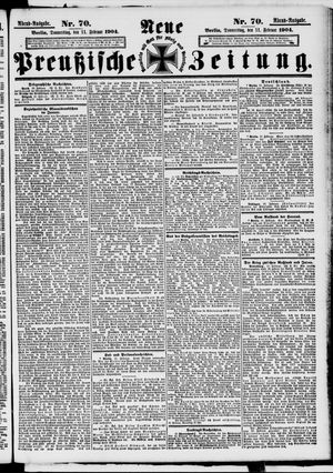 Neue preußische Zeitung vom 11.02.1904