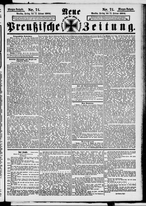 Neue preußische Zeitung vom 12.02.1904
