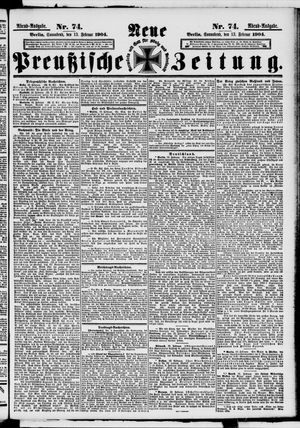 Neue preußische Zeitung vom 13.02.1904
