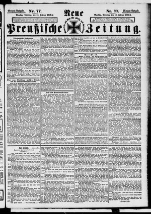 Neue preußische Zeitung vom 16.02.1904