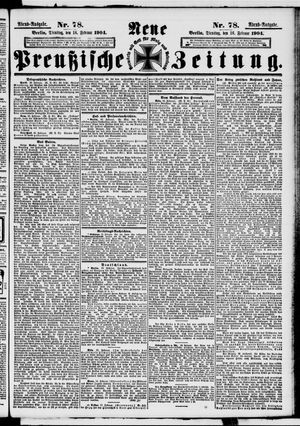 Neue preußische Zeitung vom 16.02.1904