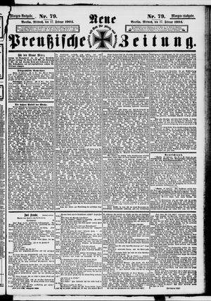 Neue preußische Zeitung vom 17.02.1904