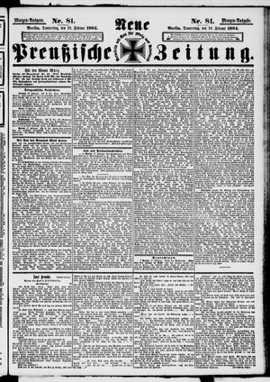 Neue preußische Zeitung vom 18.02.1904