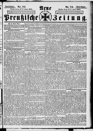Neue preußische Zeitung vom 19.02.1904