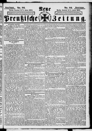 Neue preußische Zeitung vom 20.02.1904