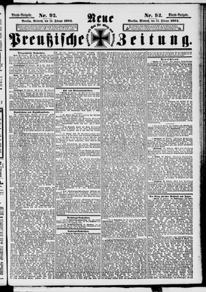 Neue preußische Zeitung vom 24.02.1904
