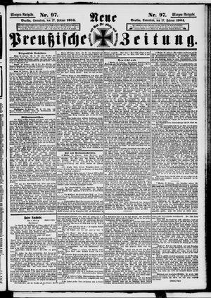 Neue preußische Zeitung vom 27.02.1904