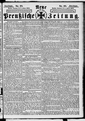 Neue preußische Zeitung vom 27.02.1904