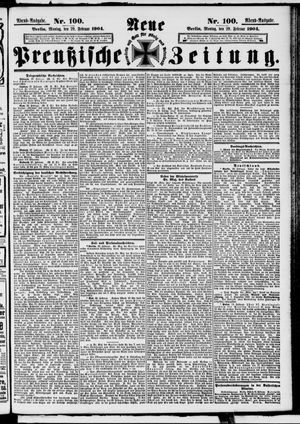 Neue preußische Zeitung vom 29.02.1904