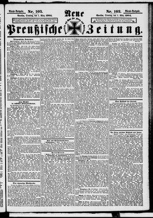 Neue preußische Zeitung vom 01.03.1904