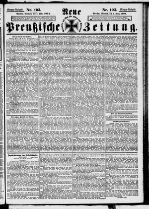 Neue preußische Zeitung vom 02.03.1904