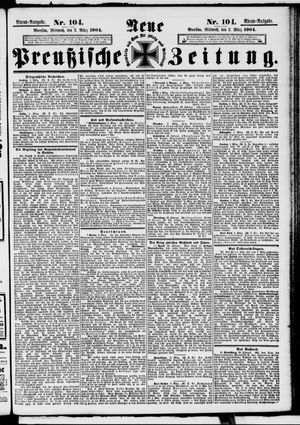 Neue preußische Zeitung vom 02.03.1904