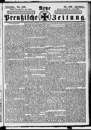 Neue preußische Zeitung vom 03.03.1904