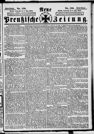 Neue preußische Zeitung vom 17.03.1904