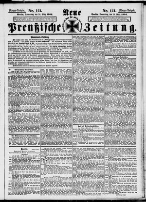 Neue preußische Zeitung vom 24.03.1904