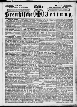 Neue preußische Zeitung vom 24.03.1904