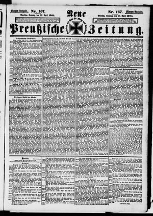 Neue preußische Zeitung vom 10.04.1904