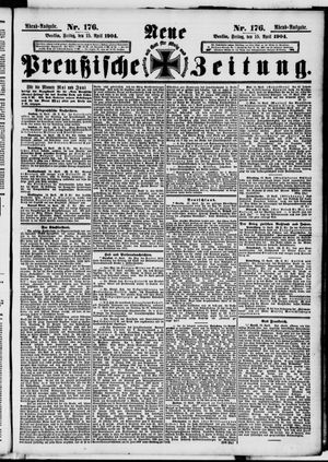 Neue preußische Zeitung vom 15.04.1904