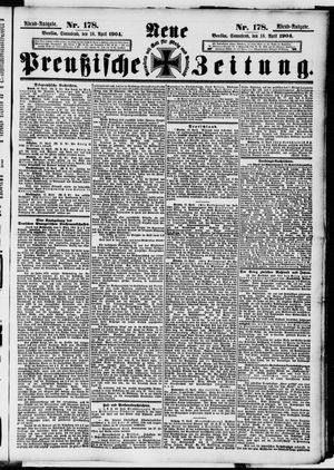 Neue preußische Zeitung vom 16.04.1904