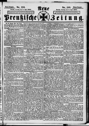 Neue preußische Zeitung vom 19.04.1904