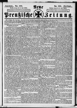 Neue preußische Zeitung vom 22.04.1904