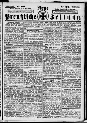 Neue preußische Zeitung vom 23.04.1904