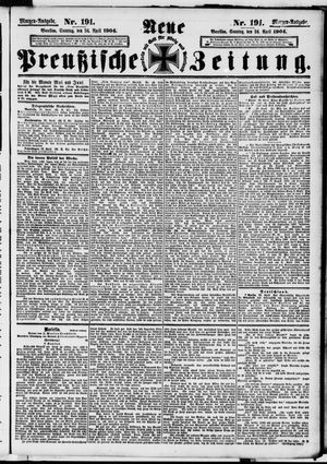 Neue preußische Zeitung vom 24.04.1904