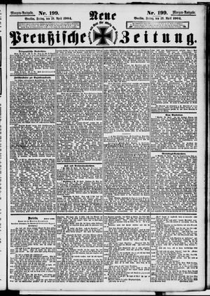 Neue preußische Zeitung vom 29.04.1904