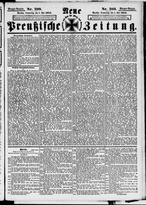 Neue preußische Zeitung vom 05.05.1904