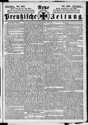 Neue preußische Zeitung vom 05.05.1904