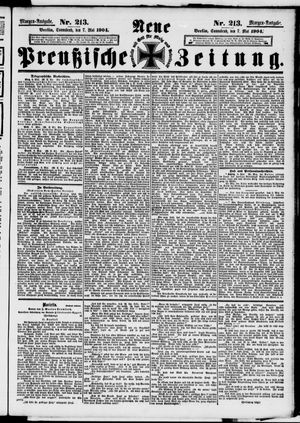 Neue preußische Zeitung vom 07.05.1904