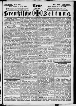 Neue preußische Zeitung vom 14.05.1904