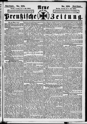 Neue preußische Zeitung vom 17.05.1904