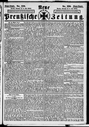 Neue preußische Zeitung vom 18.05.1904