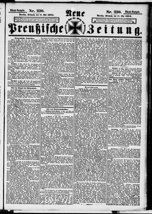 Neue preußische Zeitung vom 18.05.1904