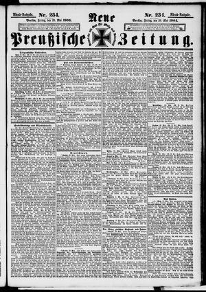 Neue preußische Zeitung vom 20.05.1904