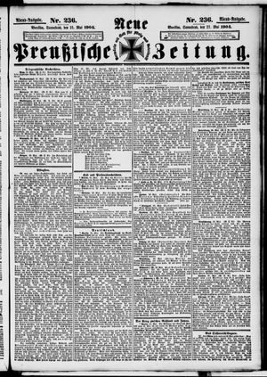 Neue preußische Zeitung vom 21.05.1904