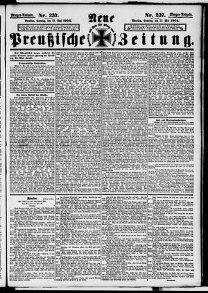 Neue preußische Zeitung vom 22.05.1904