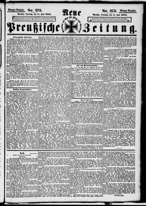 Neue preußische Zeitung vom 14.06.1904