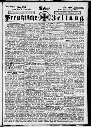 Neue preußische Zeitung vom 17.06.1904
