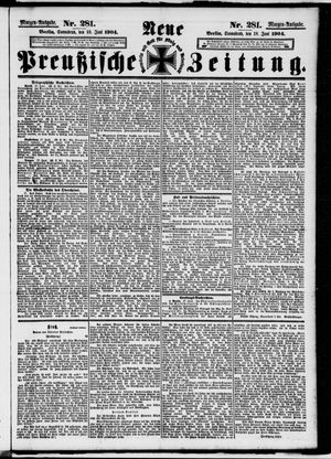 Neue preußische Zeitung vom 18.06.1904
