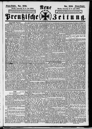 Neue preußische Zeitung vom 23.06.1904