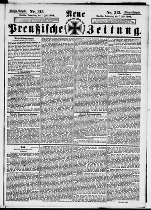 Neue preußische Zeitung vom 07.07.1904
