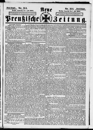 Neue preußische Zeitung vom 07.07.1904