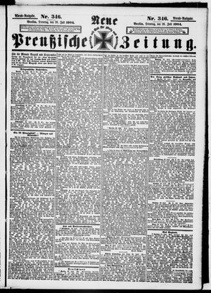 Neue preußische Zeitung vom 26.07.1904