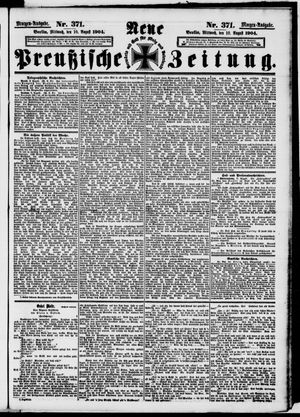 Neue preußische Zeitung vom 10.08.1904