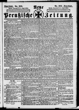 Neue preußische Zeitung vom 18.08.1904