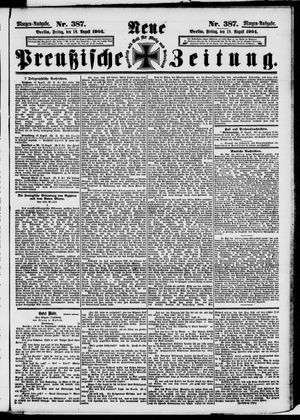 Neue preußische Zeitung vom 19.08.1904