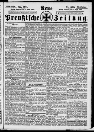 Neue preußische Zeitung vom 25.08.1904